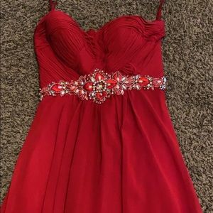 Red prom dress